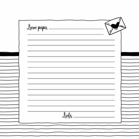  Jij bent mijn liefste papa - Hardcover Wire-o Invulboek SilliBeads