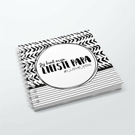  Jij bent mijn liefste papa - Hardcover Wire-o Invulboek SilliBeads