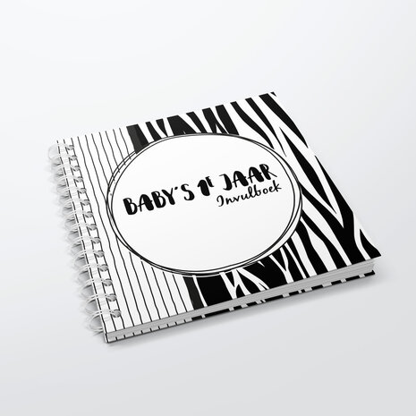 Invulboek Baby's 1e jaar - Hardcover SilliBeads 