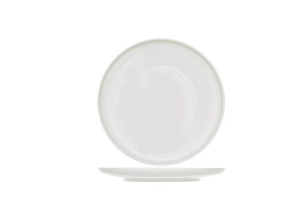 Gebakbordje/broodbordje set 6 / 15,3 cm. Wit