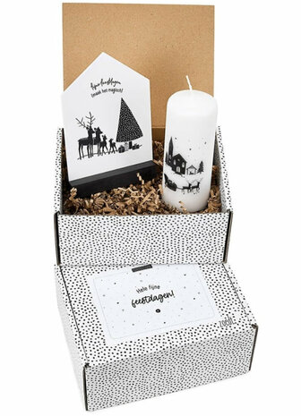 Cadeaupakket - kerstpakket 'Fijne feestdagen, maak het magisch'