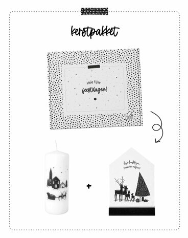 Cadeaupakket - kerstpakket 'Fijne feestdagen, maak het magisch'