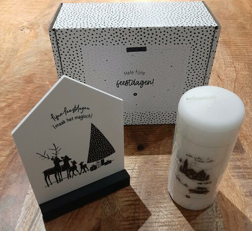 Cadeaupakket - kerstpakket 'Fijne feestdagen, maak het magisch'