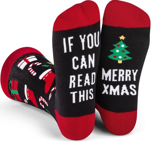 Kerstcadeau pakket Huisje, Kerstmok/Kerstsokken/kaartje