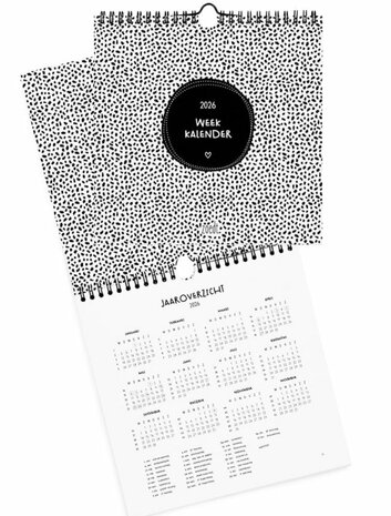 Weekkalender 2026 overzichtelijke weekplanner ZOEDT