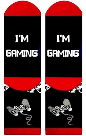Sokken Gaming 38-45 Met tekst: i'm gaming