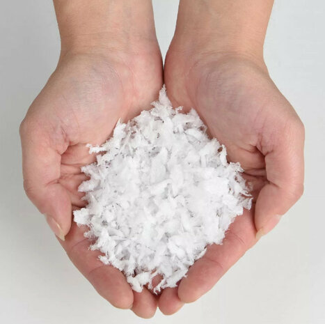 Kunstsneeuw zak 26x20x6cm