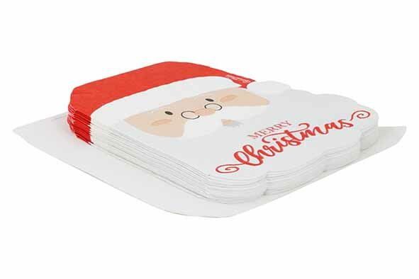 Servetten Kerstman 33 cm