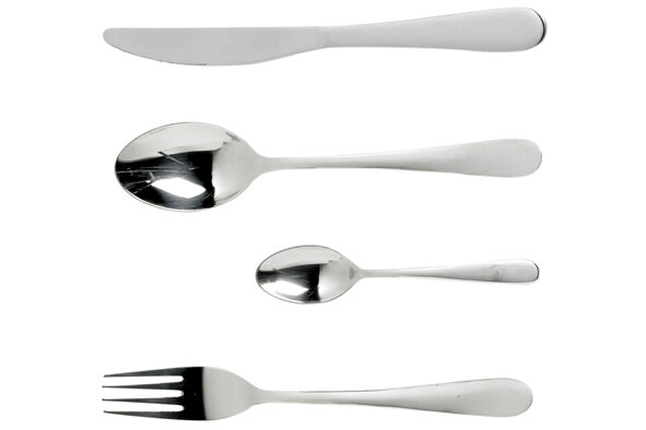 BESTEKSET 24-DELIG RVS