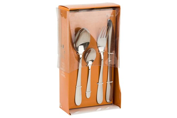 BESTEKSET 6 PERSONEN 24-DELIG RVS