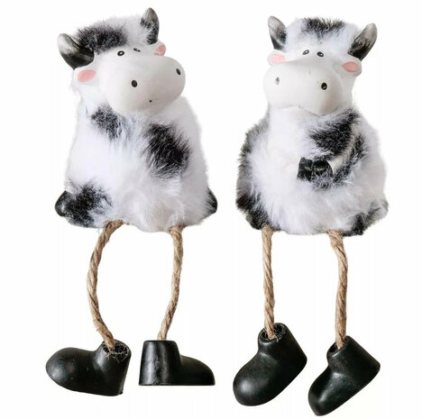 Bungelbeentjes Koe 12x6x8cm