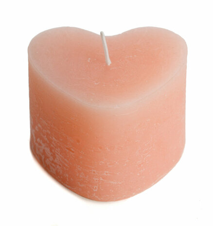 Kaars hartje roze - mooi cadeau voor Moederdag ZOEDT