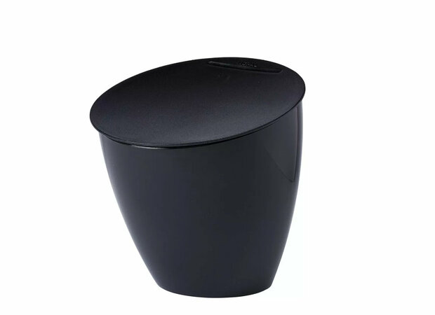 Afvalbakje aanrecht calypso black MEPAL 2 liter