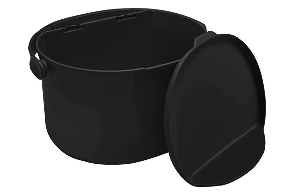 Afvalbakje/afvalemmer 3,3 L aanrecht 24X20.5X17CM