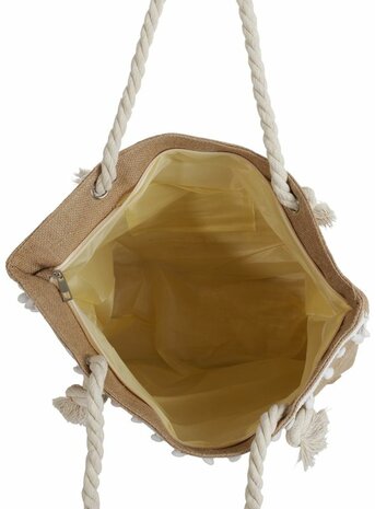 Strandtas Tassels 50x38x16cm