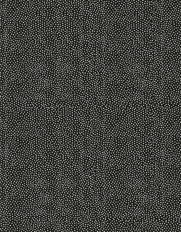 Cadeaupapier zwart met witte dots op rol ZOEDT