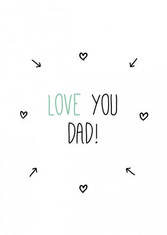 Kaart | Love you Dad! 