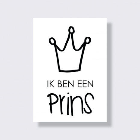 KinderPoster Prins A4