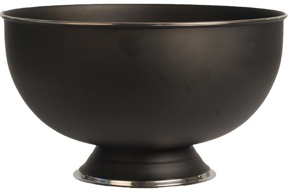 werkplaats Geheugen Kiwi Wijnkoeler / Champagne koeler Materiaal: metaal zwart Afmeting:31x18 -  zwartwitshop
