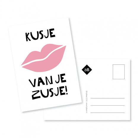 Kaart | Kusje van je Zusje