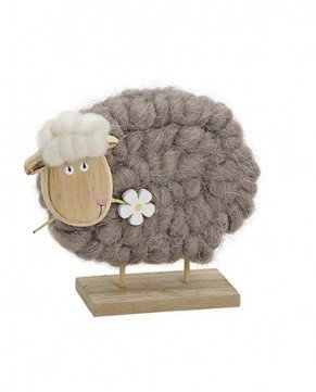 Schaap van hout/wol