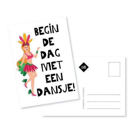 Kaart | Begin de dag met een dansje