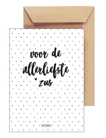 Kaart Voor Zus..