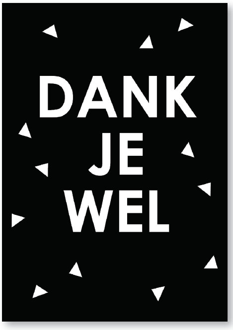 Dokter Pessimist De Kaarten met tekst of print van MOODZ design - zwartwitshop