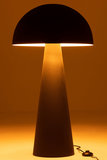 Lamp Paddenstoel Metaal Mat Zwart Extra Large