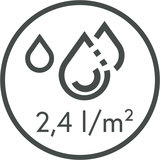 Deurmat-Droogloopmat  Zwart 40x60cm