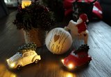 AUTO MET LED licht en Kerstboom