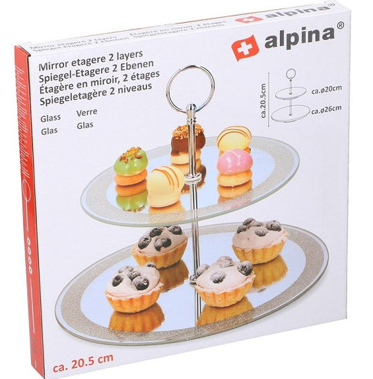 Etagère 2 laags Spiegel