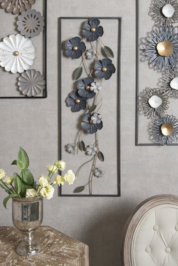 Wanddecoratie Bloemen 90 cm Clayre & Eef.