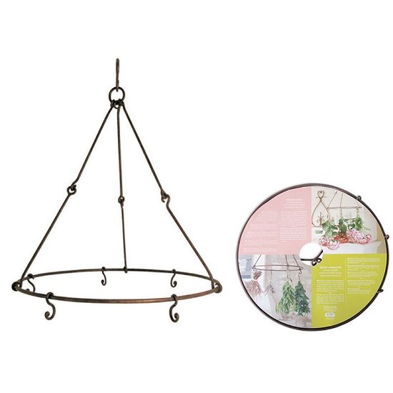 Hanger met haken rond 35 x 44 