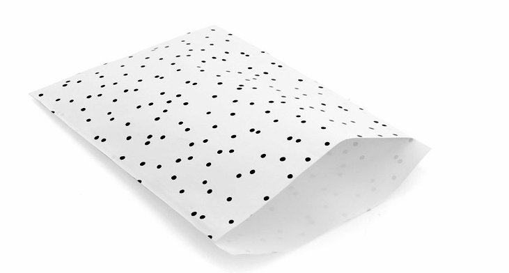 Cadeau-zakjes Dots Black  23 x 31 cm 4 st.