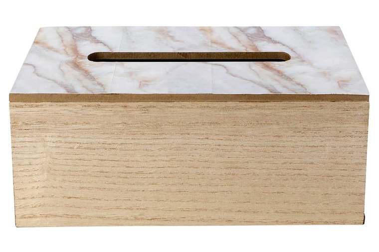 Zakdoek doos/Tissue box Marble