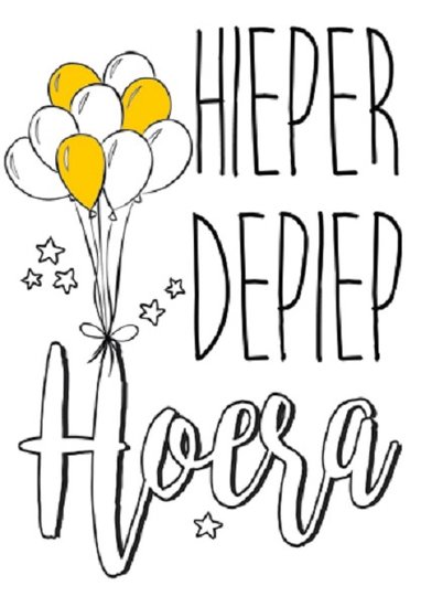Kaart Hieper depiep Hoera 