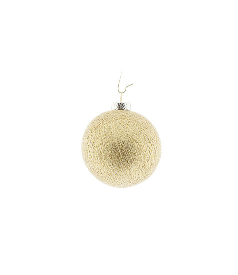 KERSTMIS COTTON BALL - FULL GOLD SET 2