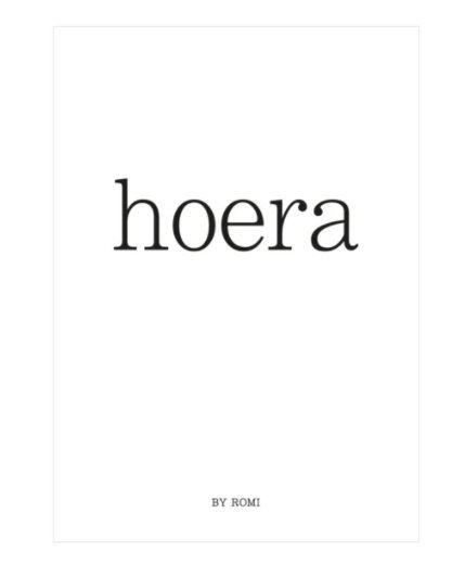 Kaart Hoera+envelop