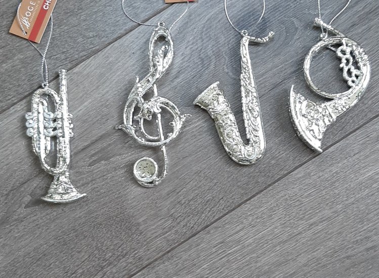 Kersthanger muziek 15cm