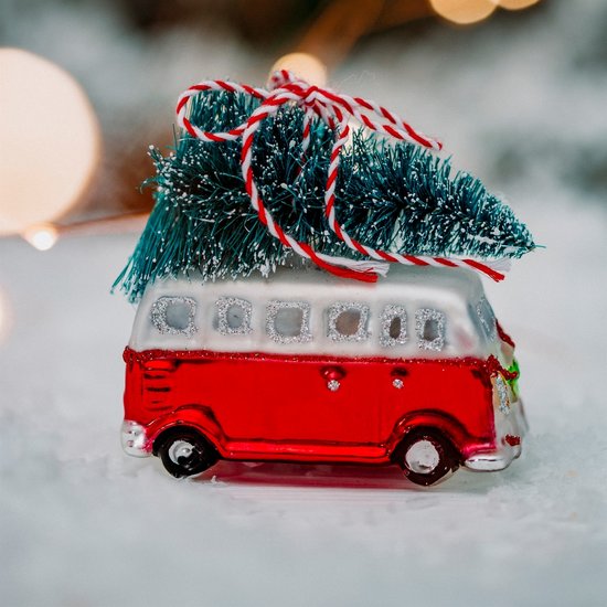 Kerst-auto hang bus