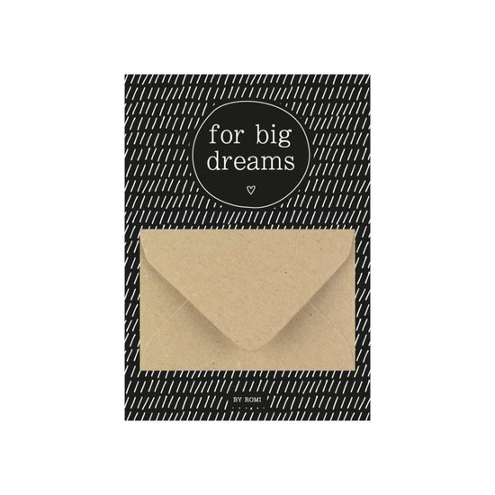 Geldkaart / For big dreams