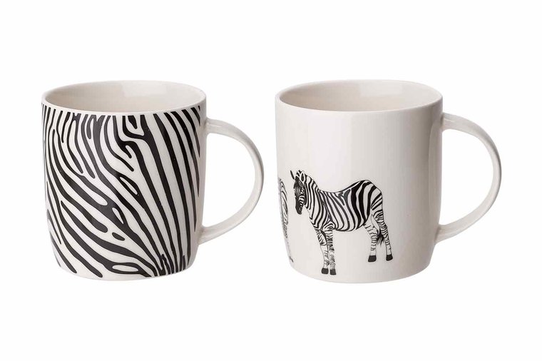 Mok met Zebra print en Zebra set 3