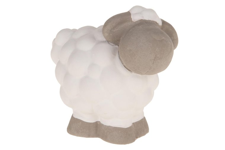 Schaap 10x6.5x9cm White/Grey