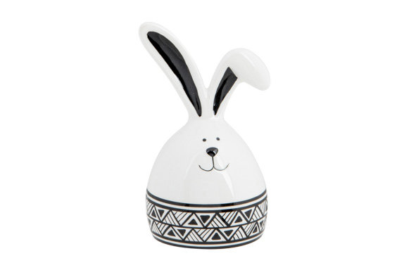 RABBIT EARS BLACK  H16CM  KERAMIEK