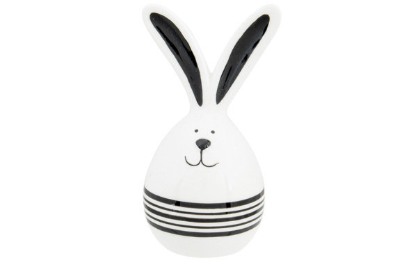 RABBIT EARS BLACK  H12,3CM  KERAMIEK