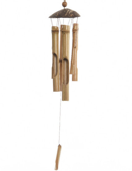 Windgong bamboe Ø10-H63cm naturel