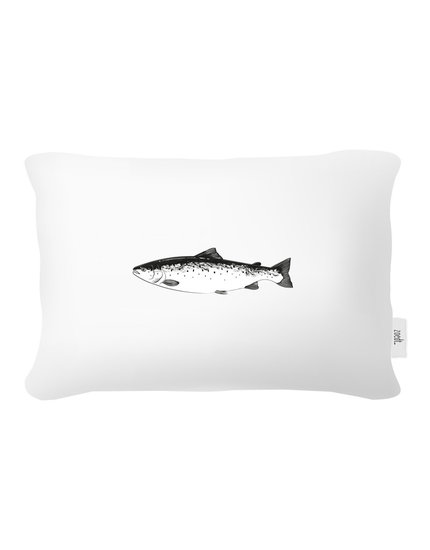 Buitenkussen wit met Zalm 40 x 60 cm  Zoedt