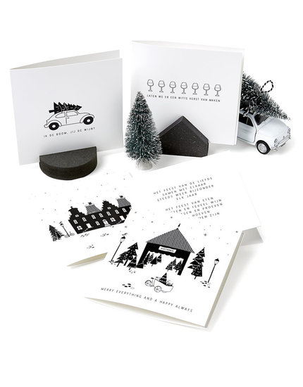 Kerstkaarten set 10 dubbel Zoedt