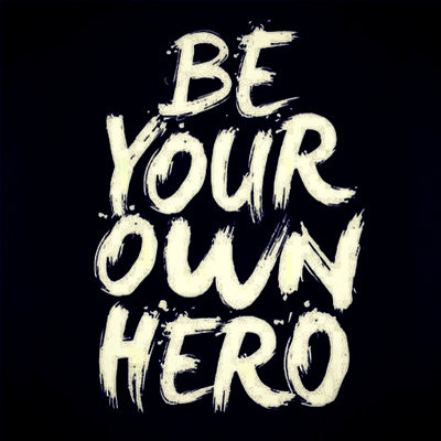 Photoblock 'BE YOUR OWN HERO'